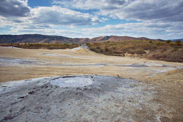 cones of mud volcanoes from Pâclele Mici