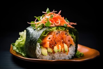 Artfully Wrapped Sushi Rolls