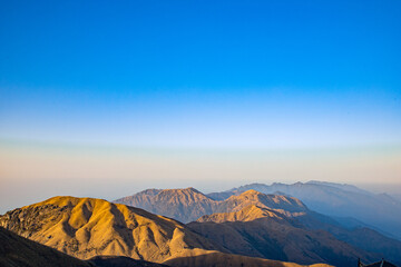 Wugong Mountain, Pingxiang City, Jiangxi Province - sea of clouds and mountain scenery at sunset