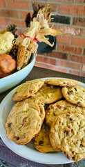 homemade cookies on a plate