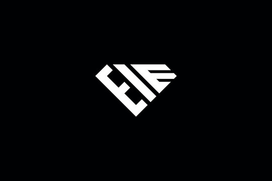 EIE letter logo creative vector template