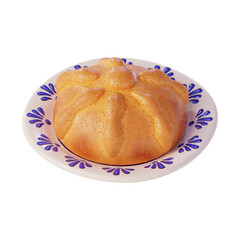 Stylized Pan de Muerto