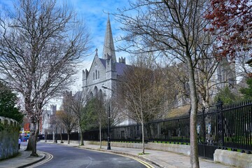 St. Patrick's Cathedral, Dublin, Ireland, view from the south
