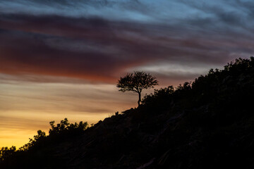 Sunset over Salt Lake Valley
