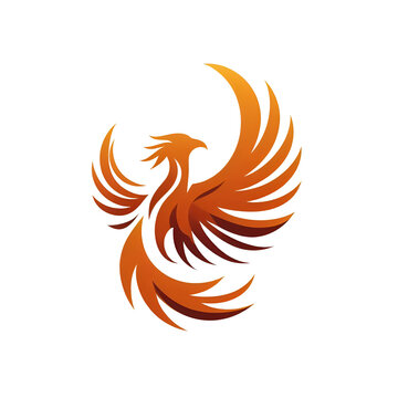 Phoenix logo isolated on transparent background 