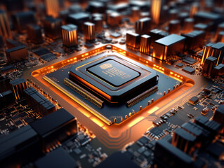 cpu and circuit board background
