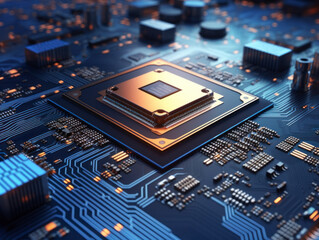 cpu and circuit board background
