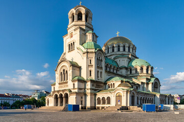 St. Alexander Nevsky Cathedral in Sofia, Bulgaria - obrazy, fototapety, plakaty