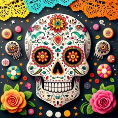 Day of the Dead. Generative AI