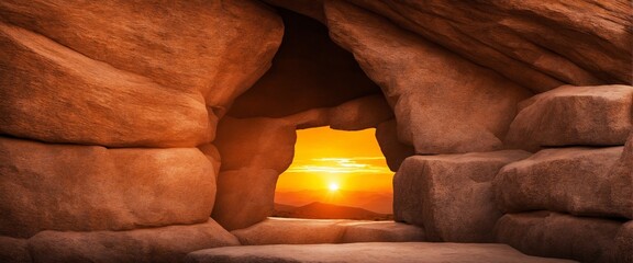 Risen Hope: Sunrise Over the Empty Tomb