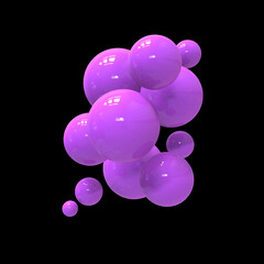 3d illustration render sphere abstract ball element