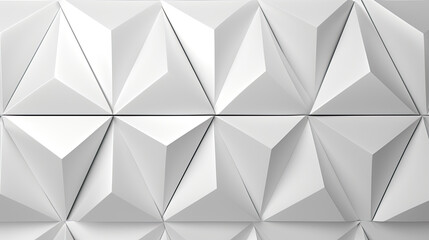 Abstract white triangle background