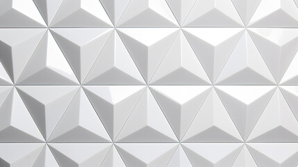 Abstract white triangle background