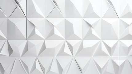 Obraz premium Abstract white triangle background