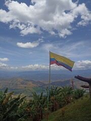 Photographs of the trip to the Giant's mountain in Huila, Colombia, paragliding with a beautiful view