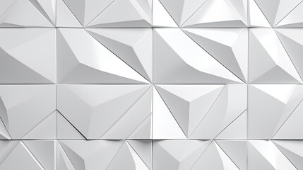 Abstract white triangle background