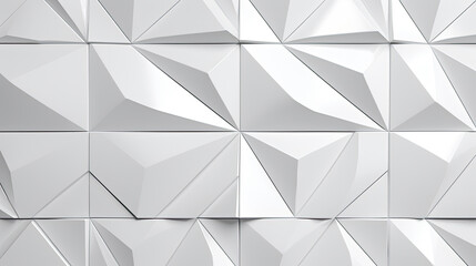 Obraz premium Abstract white triangle background