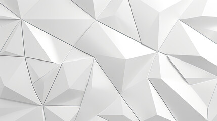 Obraz premium Abstract white triangle background
