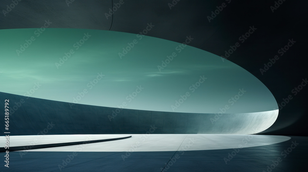 Poster futuristic architecture background