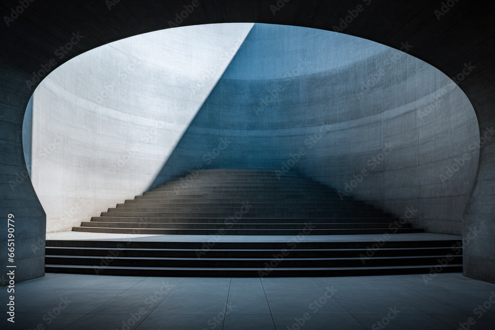 Poster futuristic architecture background