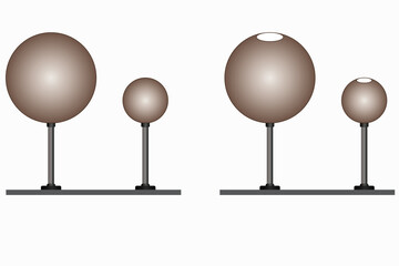 Electroscope. Physics faraday cage. Electromagnet. Electricity by touch. Physics electromotive, electromagnetic, electrostatics.