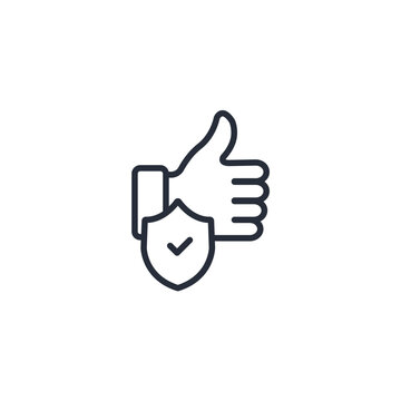 recommend clip art: Trust icon. vector.Editable stroke.linear style sign for use web design,logo.Symbol illustration. 
                    