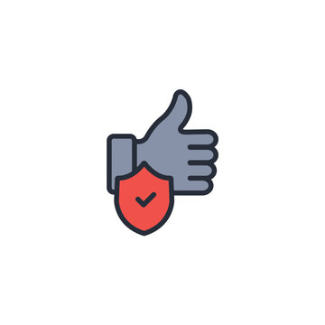 recommend clip art: Trust icon. vector.Editable stroke.linear style sign for use web design,logo.Symbol illustration.