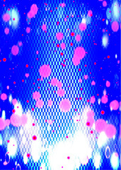 Blue color bokeh vertical background with copy space for text or image, Suitable for Advertisements, Posters, Sale, Banners, Anniversary, Party, Events, Ads and various design works