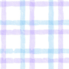 Blue Purple Plaid Hand Drawn Background