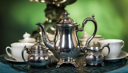 Antique tea set