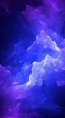 Abstract smoke on black background. Fantasy fractal texture. Digital art.