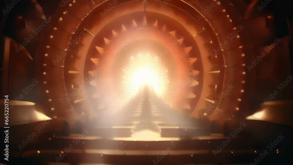 Wall mural background with lights. surreal psychedelic animation