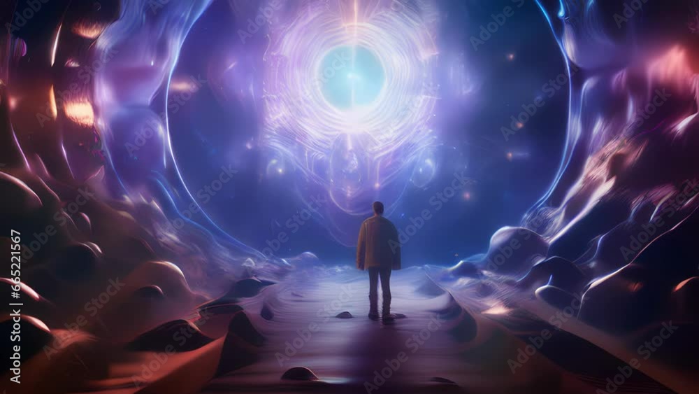 Wall mural allow your mind to wander into unexplored territory as this mesmerizing video sends you on a visual 