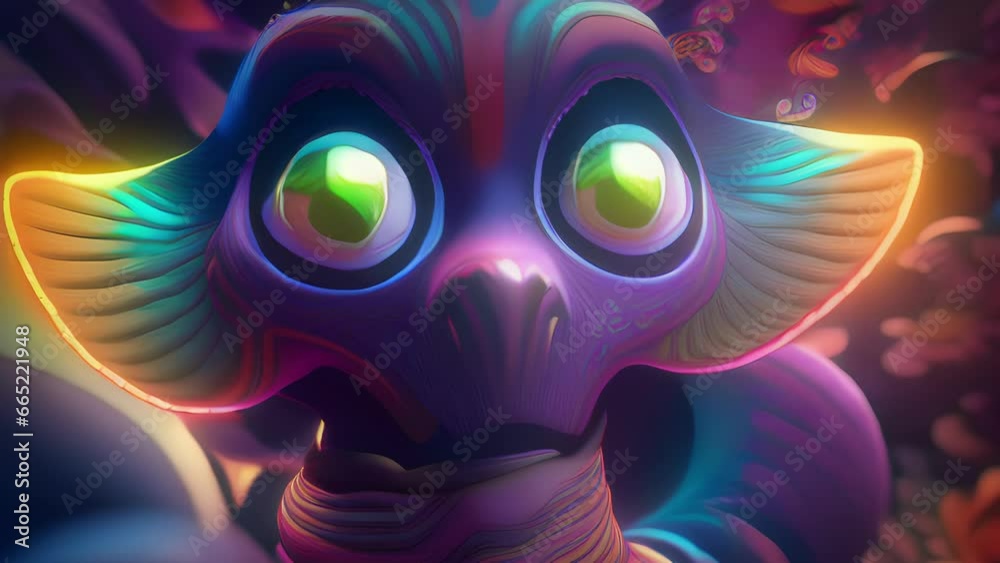Wall mural prepare to have your mind blown as this video combines trippy visuals, mindbending animations, and a