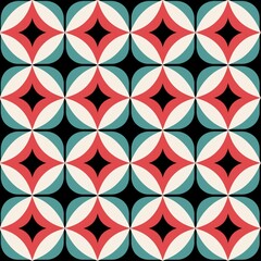 red and white pattern