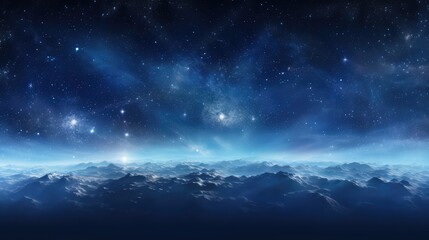 science fiction science and technology starry sky nebula background material - obrazy, fototapety, plakaty