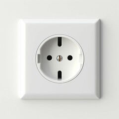 an electrical outlet with black wires on it and an empty wall