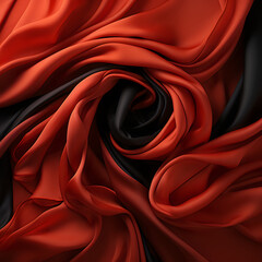 red silk background