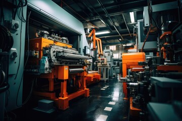 Fototapeta premium Processing machinery in a modern factory