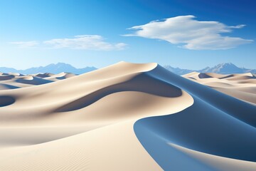 Dazzling whites of desert sands