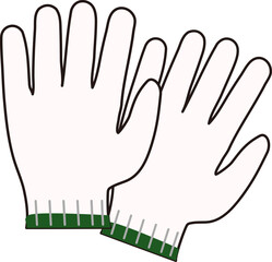 シンプルな軍手