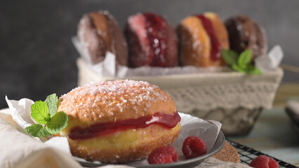 Portuguese fried dough with sugar