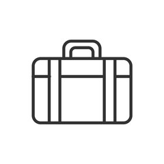 travel suitcase icon vector illustration
