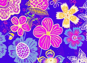 Fabric textile vintage, pattern floral batik, decorative background batik, batik flower, fabric, textile, vintage, pattern, floral, batik, decorative