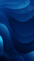 Abstract background dark blue color with wavy lines and gradients is a versatile asset suitable for various design projects such as websites, presentations, print materials, social media posts