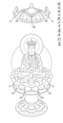 Bodhisattva King Ksitigarbha of the Great Vow (Earth Store Bodhisattva)
