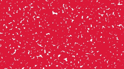 Red cherry background with white noise. Abstract retro wallpaper. Groovy hippie 70s design.