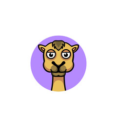 Camel head mascot