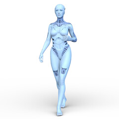 女性サイボーグ