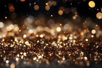 Golden Glitter Texture Shimmering Luxury Wallpaper